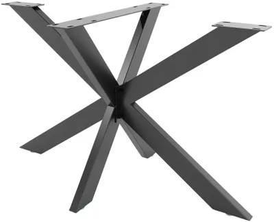 Produktbild von Famanu Tischgestell Metall - Industrielles Design - Schwarz - 120x68x71cm