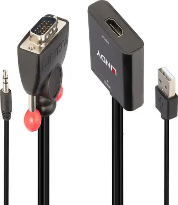 Immagine prodotto di Convertitore Lindy da VGA e audio a HDMI