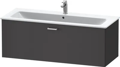 Produktbild von Waschtischunterbau XBASE 1 Auszug 440x1200x475mm graphit matt 440 x 1200 x 475 mm graphit matt