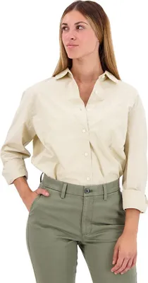 Image de Dockers Original Chemise à manches longues Beige L Femme Beige L