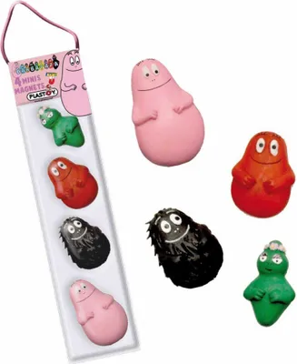Produktbild von Barbapapa: Mini Magnete Barbapapa (4 Stkück)