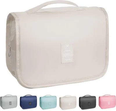 Produktbild von Wasserdichte Toiletten mit Hängehaken - Multifunktionaler Reise-Organizer für Frauen und Männer
