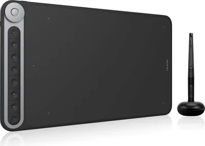 Produktbild von HUION Q620M, Verkabelt & Kabellos, 5080 lpi, 266,7 x 166,7 mm, USB, 1 cm, Schwarz