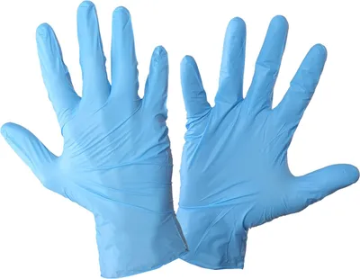 Produktbild von Salzstoffhandschuhe Blau, 100 Stück, Box, "10", Xl, Ce, Lahti