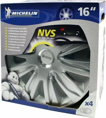Obrázok produktu pre MICHELIN 4 náboje 16 chrómované NVS42