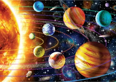Obrázok produktu pre ART PUZZLE Osvetlené puzzle slnečná sústava 1000 dielikov