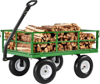 Produktbild von Bollerwagen Transportwagen 110x75x67cm - Robuster Gartenwagen - Effizienter Gerätewagen - Handwagen für Arbeit und Freizeit