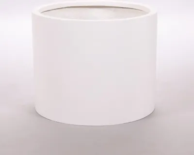 Produktbild von Elegant Einrichten | Pflanzkübel | Fiberglas | zylindrisch | D50xH40cm | perlmutt weiß.