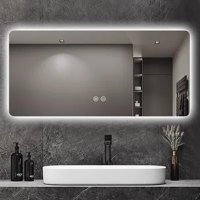 Produktbild von 360Home LED-Smart-Spiegel Badezimmerspiegel mit Entfeuchtung 600*800mm【YSJ15】