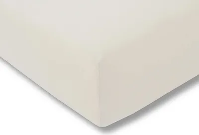 Produktbild von Estella Zwirn-Jersey Spannlaken 200x200cm, Farbe elfenbein