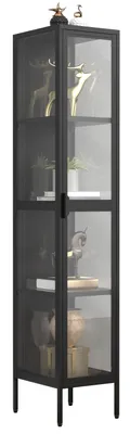 Produktbild von Stahl Glas Vitrine Schaukasten Floka XL