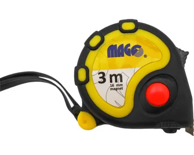Obrázek produktu pro Svinovací metr 3m, magnet