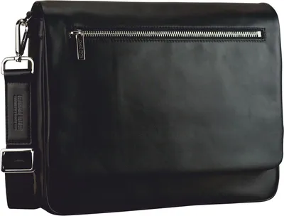 Produktbild von LEONHARD HEYDEN Leder Schultertasche Laptoptasche mit Laptopfach Montreal Shoulder Bag Black schwarz