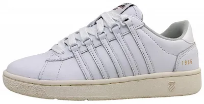 Produktbild von K-Swiss Slammclassic CC sportlicher Schnürer Weiß in Gr. 40.5