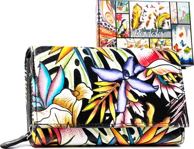 Obrázek produktu pro Rovicky dámská kožená peněženka RFID multicolor 15,5x10 cm horizontalní