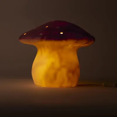 Produktbild von Egmont Toys Lampe Pilz groß lila Kinderzimmer LED Dekoration