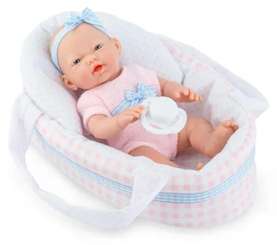Produktbild von Mini Golosinas Babypuppe 21 cm in Tragetasche Marina & Pau 262