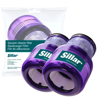 Zdjęcie produktu dla Sillar 2× filtr przedni silnika HEPA – zamiennik, kompatybilny z Dyson V11 (SV14, SV15, SV17), zastępuje 970013-02