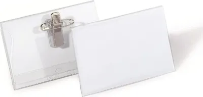 Obrázok produktu pre Durable 8101-19, Na šírku, PVC, Priehľadná, 90 mm, 54 mm, 50 kusov