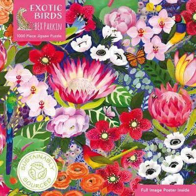 Produktbild von Adult Sustainable Jigsaw Puzzle Bex Parkin: Exotic Birds