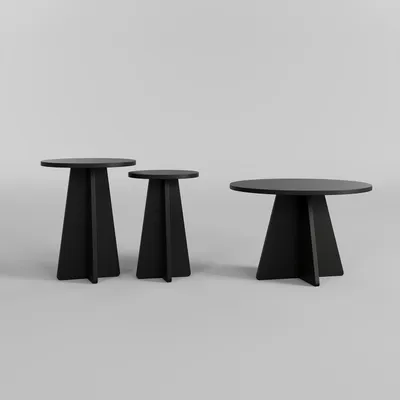 Produktbild von Skye Decor, Mushroom 3 - Black, Couchtische, Schwarz, 60 x 40 x 60 cm