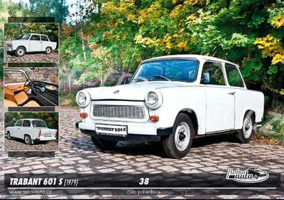 Obrázek produktu pro Pohlednice č. 38 - TRABANT 601 S (1979)