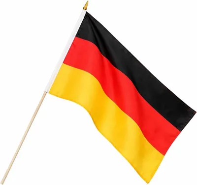 Produktbild von Flagge FAN ca. 30 x 45 cm, Deutschland, Fußball, WM, EM
