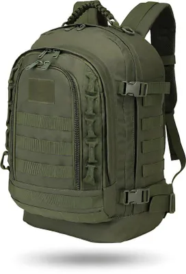 Produktbild von CarryQuest® - Taktischer Rucksack 35L Nylon MOLLE Grün