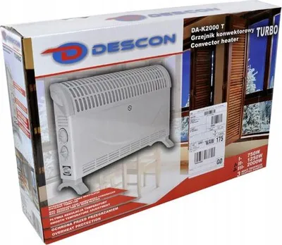 Immagine prodotto di Descon Da-K2000 T 2000W Radiatore Turbo Convettore