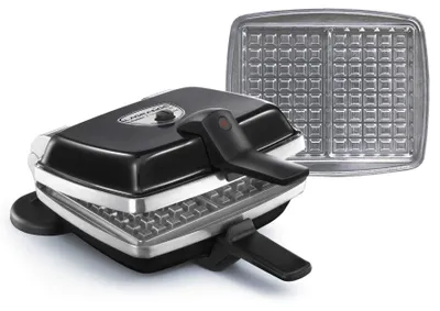 Waffeleisen Super 2, 1000 W, 2 Platten 155x100 mm, schwarz