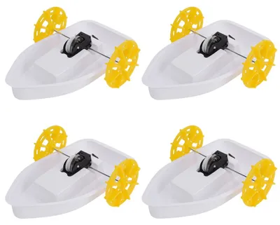 Obrázek produktu pro 4 Stücke DIY Amphibienboot Montieren Spielzeug Wissenschaft Pädagogische Kinder Modell Spielzeug