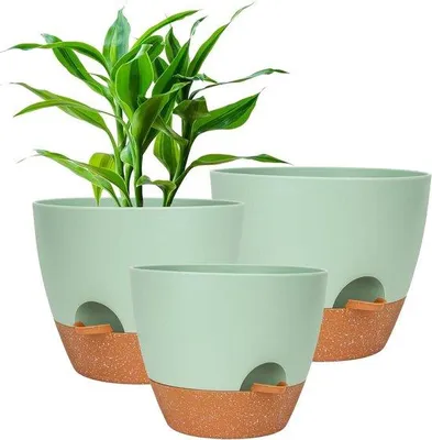 Produktbild von Orchideenpflanztopf mit Selbstwasserfunktion und Bewässerungssystem für Innen- und Außenbereich