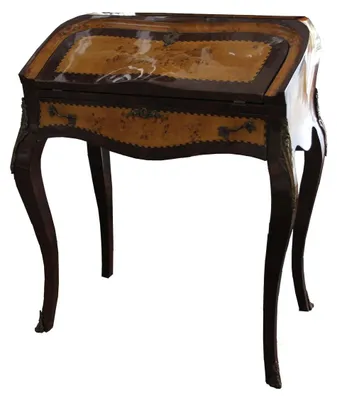 Produktbild von Casa Padrino Barock Sekretär Mahagony Braun - 74 x 45 x H 88 cm - Sekretär Antik Stil