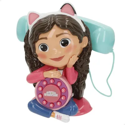 Immagine prodotto di Gabby's Dollhouse 39154 Telefono Giocattolo Interattivo Rosa Taglia Unica