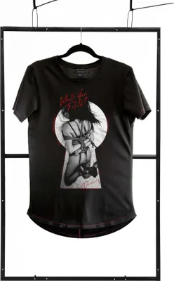Obrázok produktu pre Tričko pánske čierne M fashion