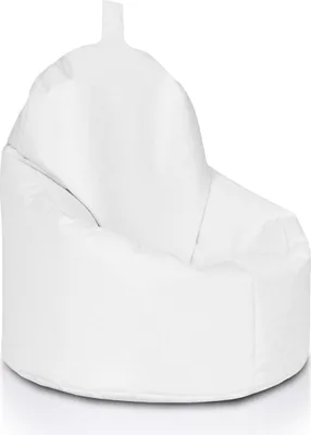 Produktbild von Ecopuf - Sitzsack Bean Bag Outdoor, 70 x 75 cm - Yoko Weiß Nc3