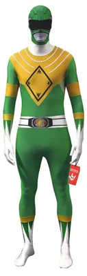 Productafbeelding van Power Rangers kostuum - Morphsuit - Groen - XL