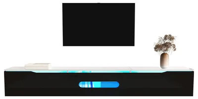 Produktbild von Lowboard / TV‑Schrank / TV‑Lowboard mit 16‑farbiger LED‑Beleuchtung,