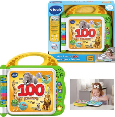 Image de Vtech Baby My First 100 Words Animals + Light And Sound