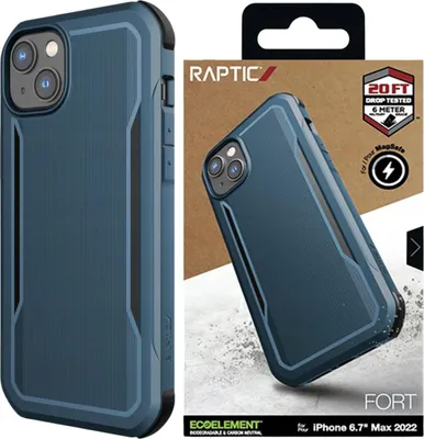 Zdjęcie produktu dla Raptic X-Doria Fort Case Etui Iphone 14 Z Magsafe Pancerny Pokrowiec Niebieski