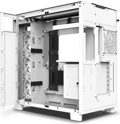 Produktbild von NZXT H9 Elite - Midi Tower - PC - biely - ITX - Micro-ITX - Mini-ITX - nerezová oceľ - tvrdené sklo - 16,5 cm