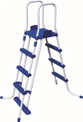 Obrázek produktu pro Bestway 58331, Žebřík, Modrá, Bílá, Kov, Plast, 1220 mm, 11,6 kg, 1 kusů