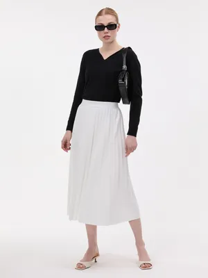 Produktbild von Orsay Damen-Midirock in Creme 42