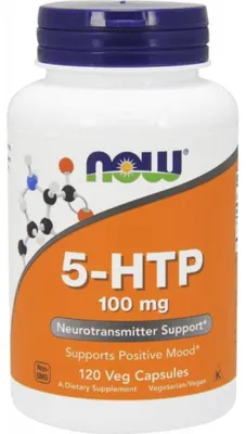 Produktbild von Now Foods Now Foods 5-HTP 100mg (120) Standard - Vitamine, Mineralien & Gesundheit - 5-HTP