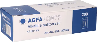 Immagine prodotto di AGFAPHOTO LR54 V10GA 1,5 V 200 pezzi 20x blister di 10 pezzi