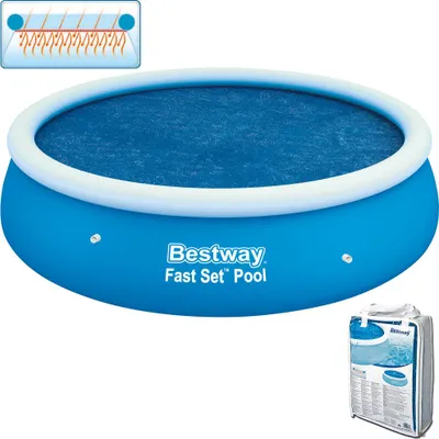 Produktbild von Bestway® Flowclear™ PE-Solarabdeckplane Ø 210 cm, blau, rund