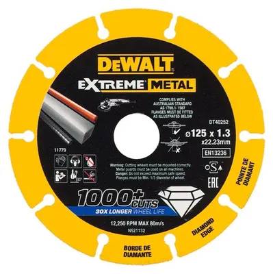Image de Disque à tronçonner DEWALT EXTREME METAL