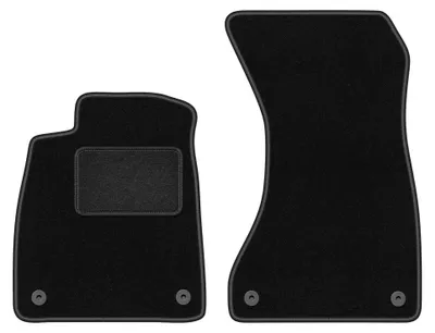Immagine prodotto di Tappetini anteriori in moquette per Audi A5 F53 2016- (coupé) – 2 pezzi, neri, su misura – Wielganizator LUX