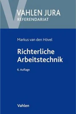 Image de Richterliche Arbeitstechnik