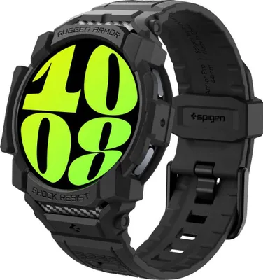 Image de SPIGEN Spigen Rugged Armor Pro Galaxy Watch 7 (40mm) Case + Band Matte Black